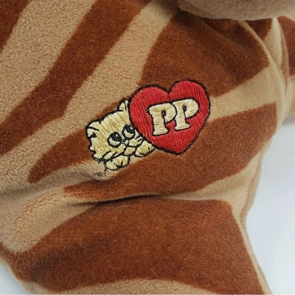 Vintage 1985 Tonka Pound Purries Plush Cat Stuffed Animal Heart Tag Rare Kitty - Picture 4 of 9